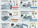 SOP visual illustration showing procedure steps